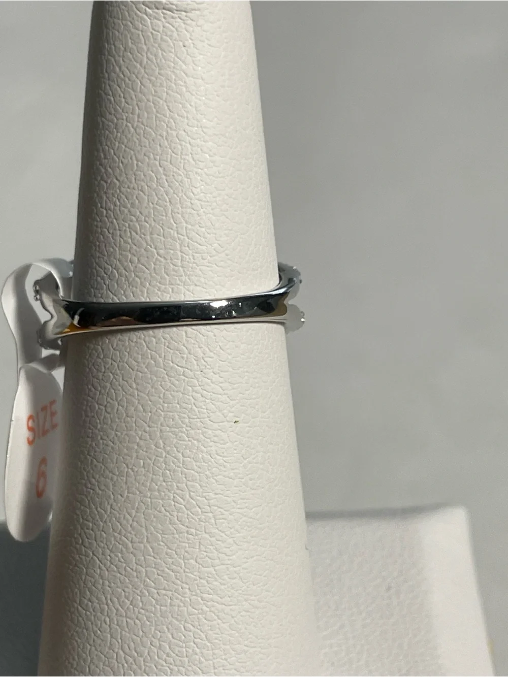 Bomb Party Sterling Ring Sz 6 Forever Linked .925 Sterling/Moonstone & CZ
